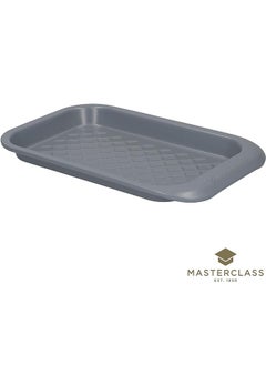 MASTERCLASS Masterclass Smart Ceramic Baking Tray With RobUSt Non Stick Coating, Carbon Steel, 23 X 15 Cm Small Stackable Cookie Sheet  - Image 3