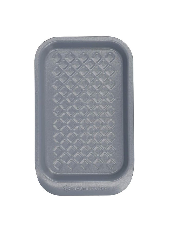 MASTERCLASS - Masterclass Smart Ceramic Baking Tray With RobUSt Non Stick Coating, Carbon Steel, 23 X 15 Cm Small Stackable Cookie Sheet - Image 1