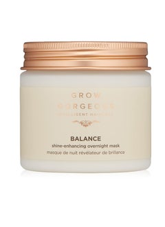 grow gorgeous Grow Gorgeous Balance Shine-Enhancing Over Night Hair Mask - For Soft, Frizz Free, Shiny Hair - Vegan, 6.76 oz  - Image 1