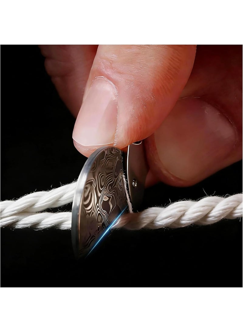 فتاحة زجاجات صغيرة ومدمجة من التيتانيوم وقاطع EDC، فتاحات زجاجات بيرة قابلة للطي ومحمولة، وعصا رفع من التيتانيوم للعبوات والتخييم والأعمال اليدوية ومعدات الحمل اليومية - Image 3