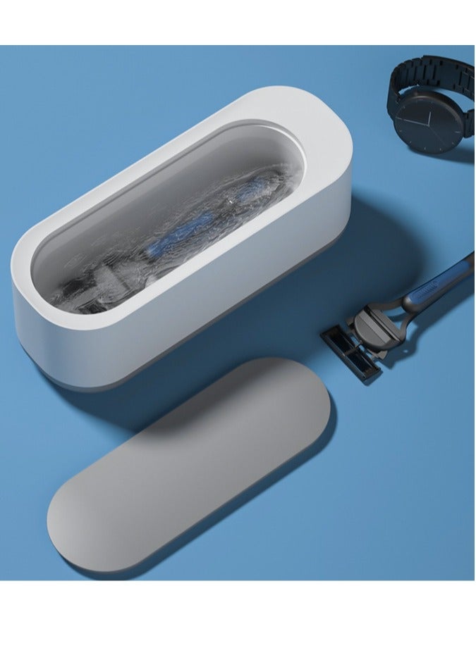 بيوينتي منظف ​​التجنيب بالموجات فوق الصوتية ، آلة تنظيف الأسنان ، منظف التجنيب المحمول ، آلة تنظيف المجوهرات ، أطقم الأسنان ، حراس الأسنان ، النظارات ، شفرات ، فرش المكياج (أبيض) - Image 1