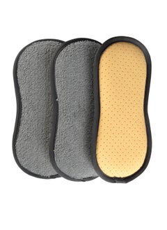Beldray BELDRAY Double-Sided Glass Cleaning Pads: Perfect for windows, mirrors, glass tables, shower doors, car windows and  Streak-Free Shine Every Time - 3 Pack  - Image 2