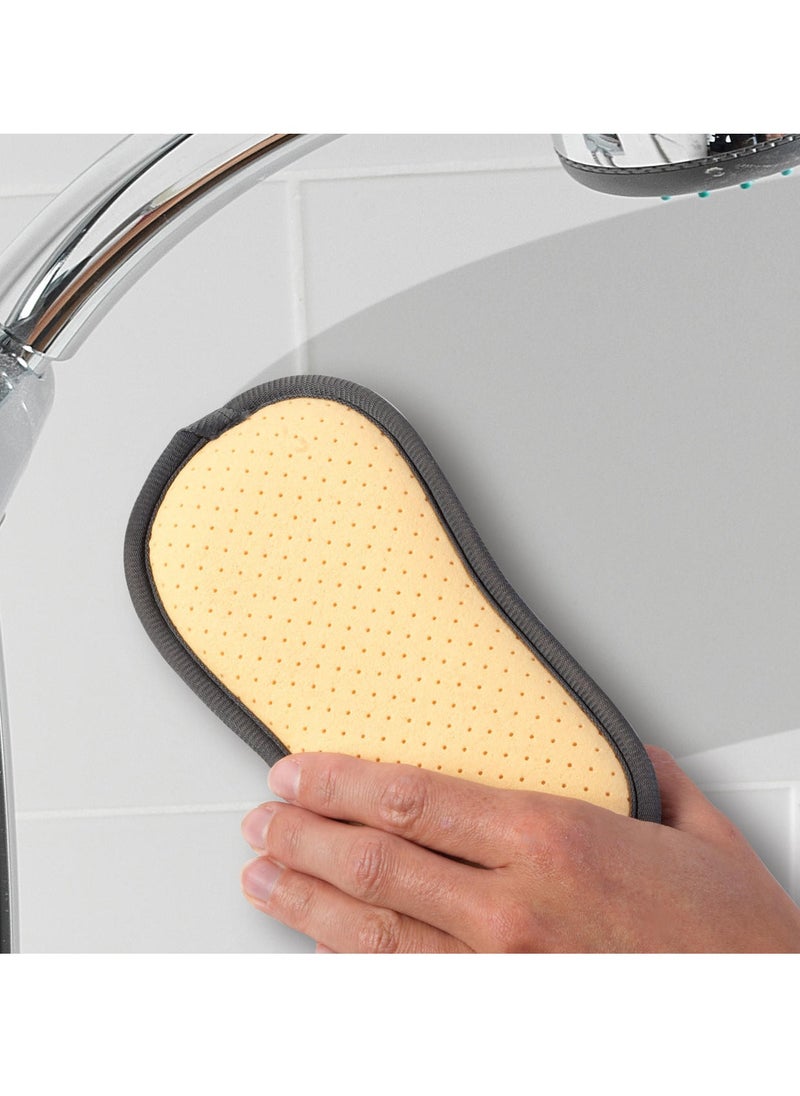 Beldray BELDRAY Double-Sided Glass Cleaning Pads: Perfect for windows, mirrors, glass tables, shower doors, car windows and  Streak-Free Shine Every Time - 3 Pack  - Image 4