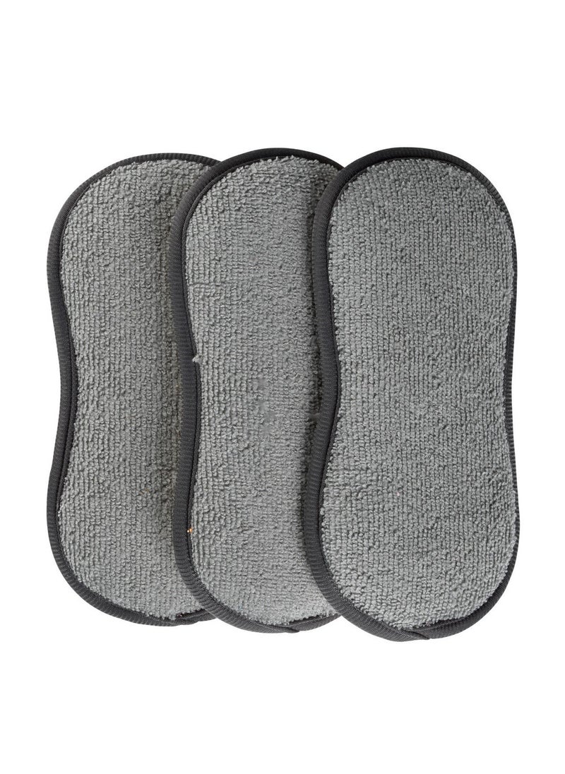 Beldray BELDRAY Double-Sided Glass Cleaning Pads: Perfect for windows, mirrors, glass tables, shower doors, car windows and  Streak-Free Shine Every Time - 3 Pack  - Image 5