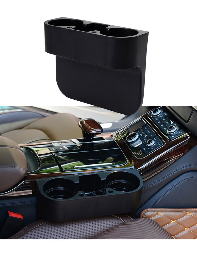 Generic Car Cup Holder Seat Wedge Cup Holder Auto Front Seat Organizer Drink Bottle Phone Storage Box  - Image 4