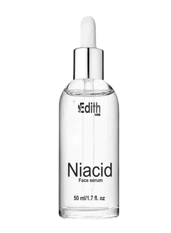 EDITH سيروم إديث نياسيد للوجه لعلاج آثار حب الشباب والتحكم في إفراز الزيوت مع الزنك | سيروم سكين كلير المضاد لحب الشباب - 50 مل - Image 1