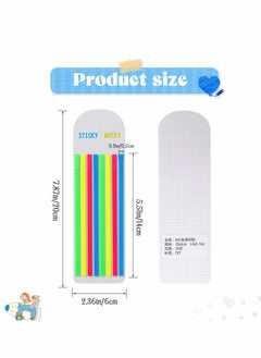 SYOSI Highlighter Tape 640pcs Colorful Long Sticky Markers Page Tabs for Annotating Books Neon Highlighter Tape for Index Note Memory Office  - Image 4