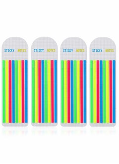 SYOSI Highlighter Tape 640pcs Colorful Long Sticky Markers Page Tabs for Annotating Books Neon Highlighter Tape for Index Note Memory Office  - Image 1