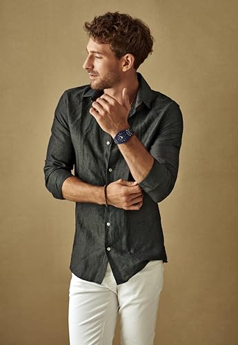 Geoffrey Beene Men's Black Stainless Steel Dress Watch Classic Quartz, Elegant Design, Water-Resistant - Image 4