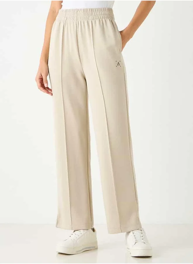 ADOT by Splash Track Pants with Elasticated Waistband and Pockets