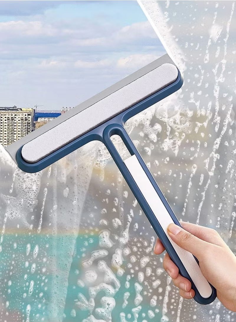 Bukela Multi-Purpose Silicon Squeegee, Household Cleaning Tools, Mirror Wiper, Glass Window Cleaner Apply to Tiles, Shower Doors, Bathroom, Mirrors, and Car Windows, Doors - Image 1