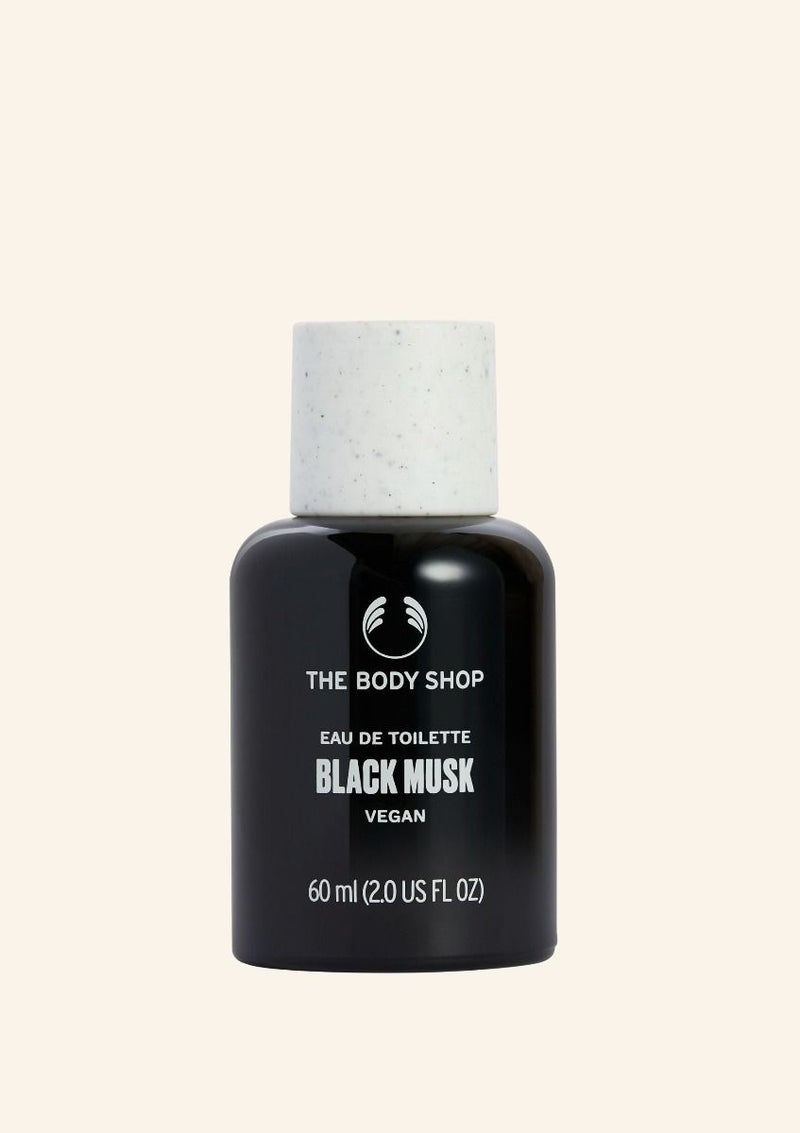 THE BODY SHOP Black Musk Eau de Toilette – Sensual Perfume with Pink Pepper, Ylang-Ylang, Vanilla & Cruelty-Free Musk, Long-Lasting Vegan Fragrance in Recyclable Bottle, 60ml - Image 1