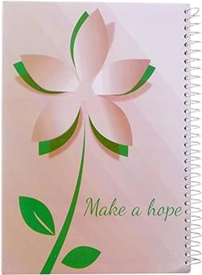 Start Hard Cover Spiral Notebook 200 Sheets 20 * 27cm Different Colors and Shapes