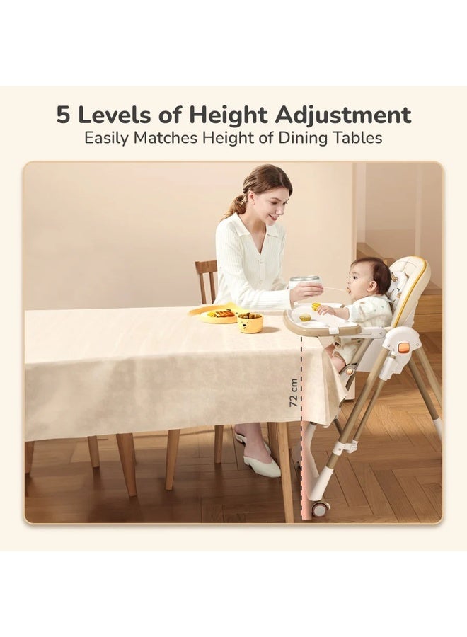 R for Rabbit Marshmallow Smart 3-in-1 High Chair with Swing  6M - 5 Years - Image 3