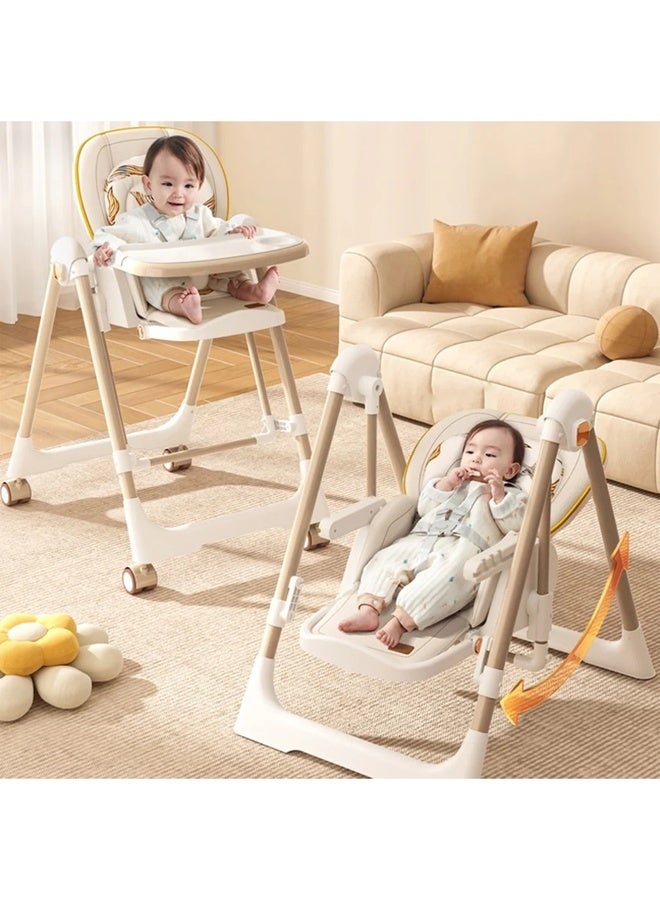 R for Rabbit Marshmallow Smart 3-in-1 High Chair with Swing  6M - 5 Years - Image 1