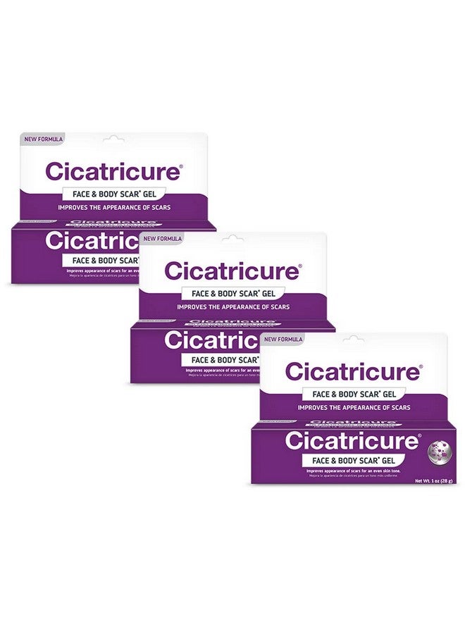 CICATRICURE Scars Gel 1Oz Tube Multipack Value Deal Pack Of 3 Tubes - Image 1