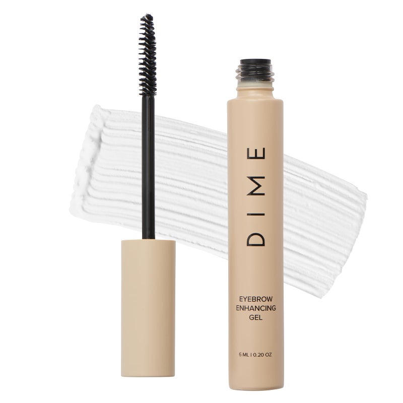 DIME Beauty Eyebrow Enhancing Gel, Clear Eyebrow Gel to Promote Fuller, Thicker, Stronger Brows, 0.20 oz / 6 mL - Image 1