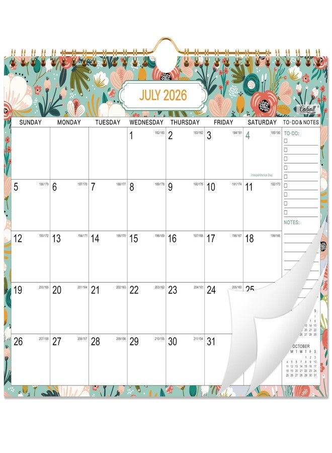Coboll 2026-2027 Wall Calendar - 2026-2027 Calendar from Jul. 2026 - Dec. 2027, Wall Calendars 8.5 x 11 with Julian Dates, Twin-Wire Binding - Image 1