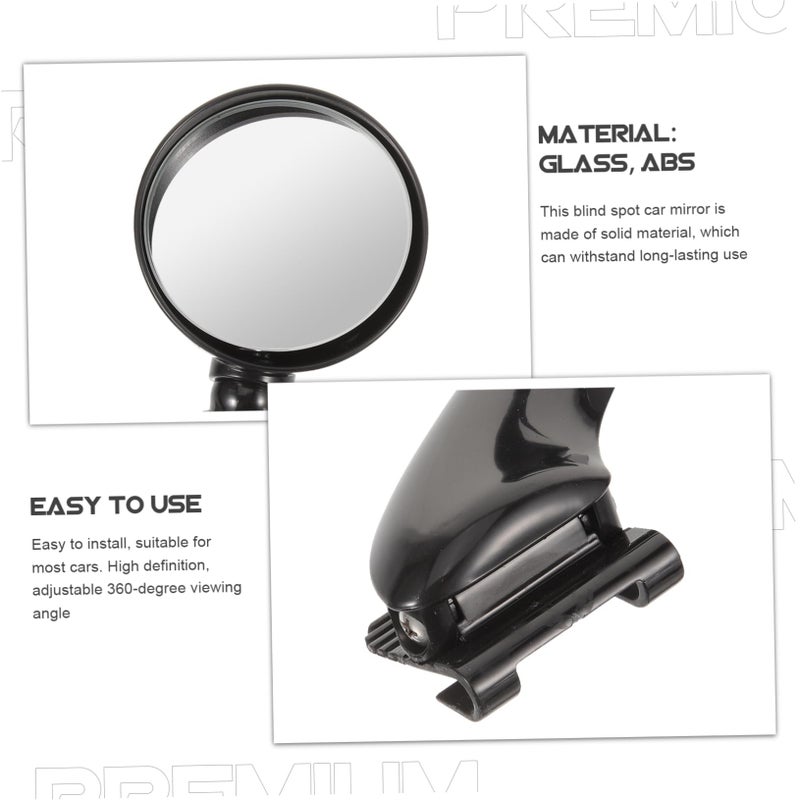 Universal Round Blind Spot Mirror For Cars And SUVs Easy Installation Sturdy Design - Image 5