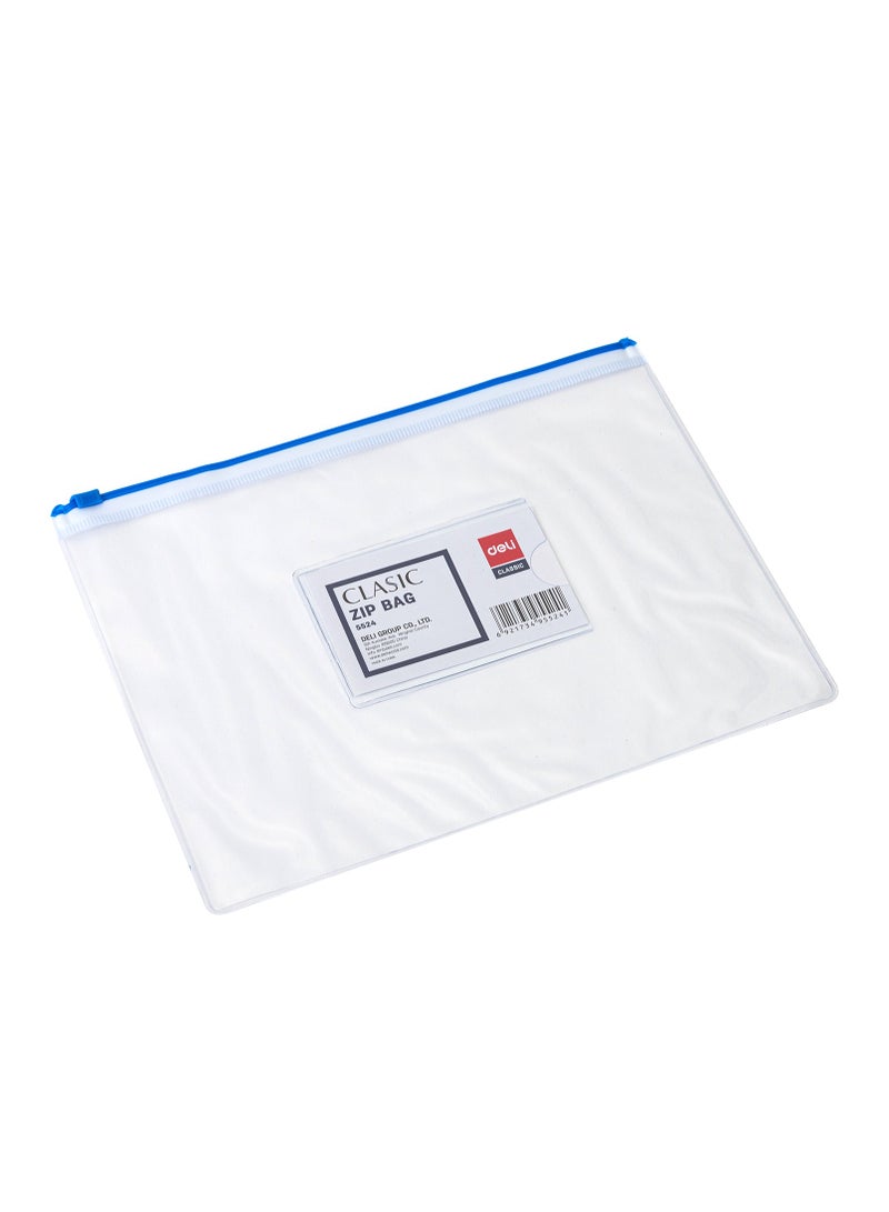 Deli حقيبة سحاب دلي E5524 A5 - مثالية لتخزين المستندات والتنظيم اليومي - Image 5