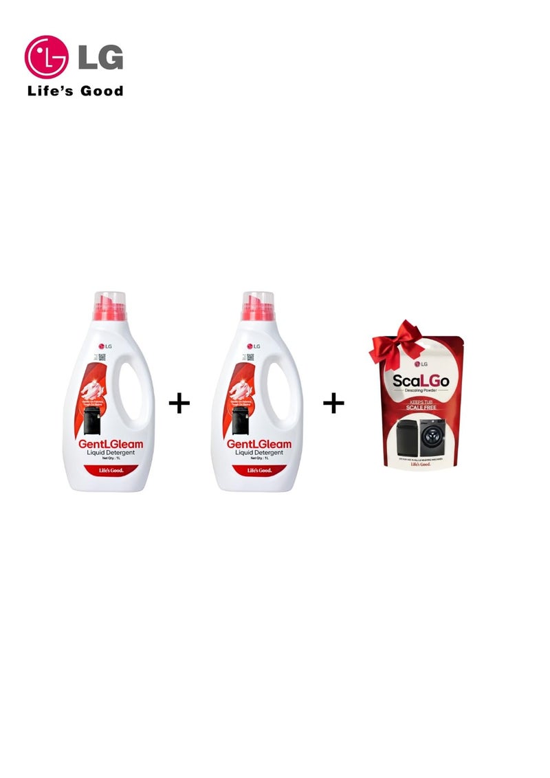 LG Buy 2 Liters of LG GentLGleam Liquid Detergent & Get 100g ScaLGo Descaling Powder Worth ₹299 Absolutely FREE! Best Result With All LG Top Load Washing Machines - Image 2