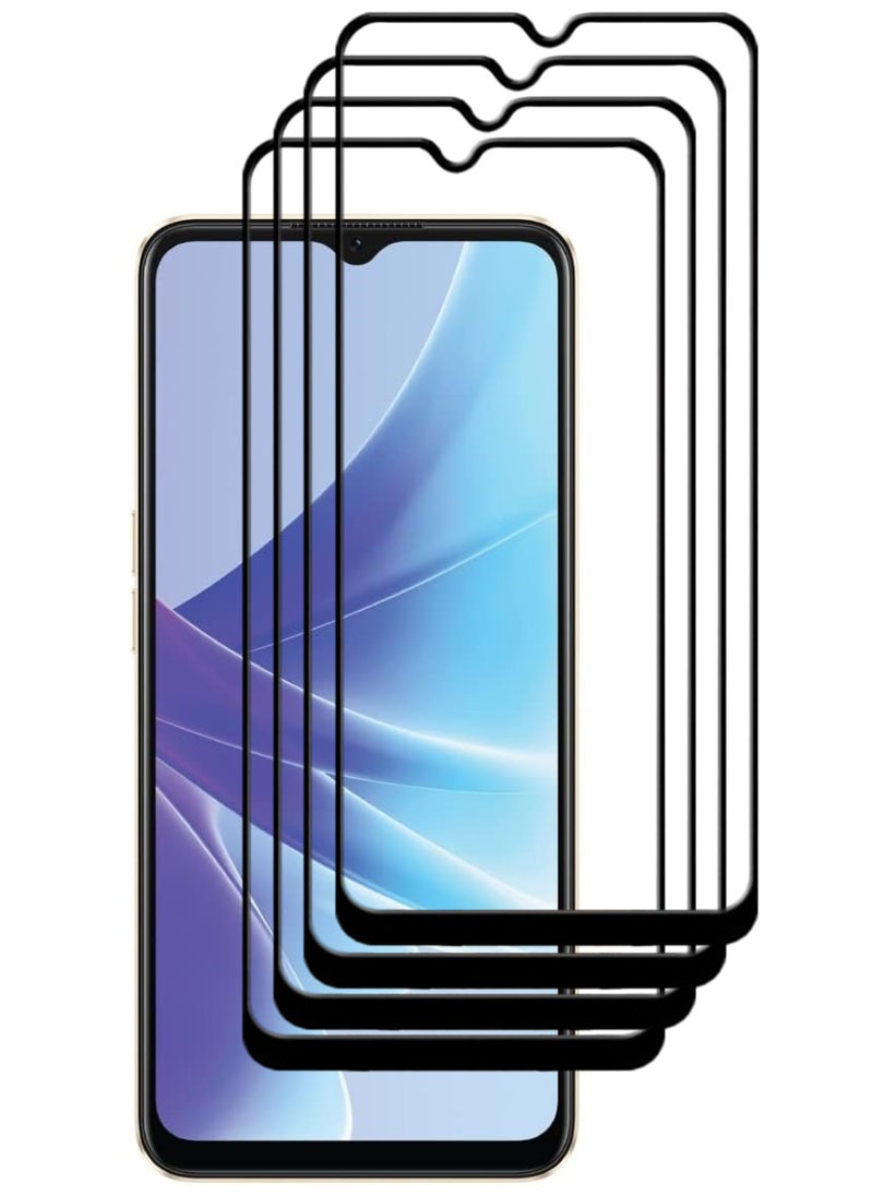 ACLIX 4 Pieces Antistatic ESD Dustproof Premium Quality High Definition Tempered Glass Screen Protector Designed For Oppo A77s - Image 1