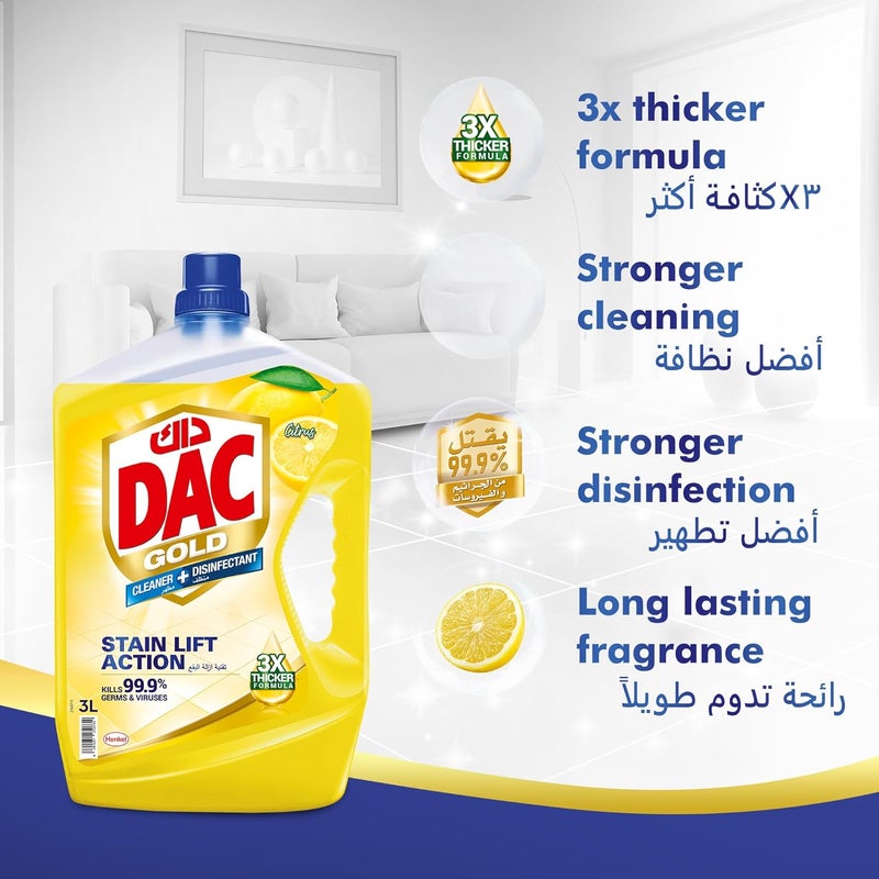 DAC Gold Multi-Purpose Disinfectant & Liquid Cleaner - Image 3
