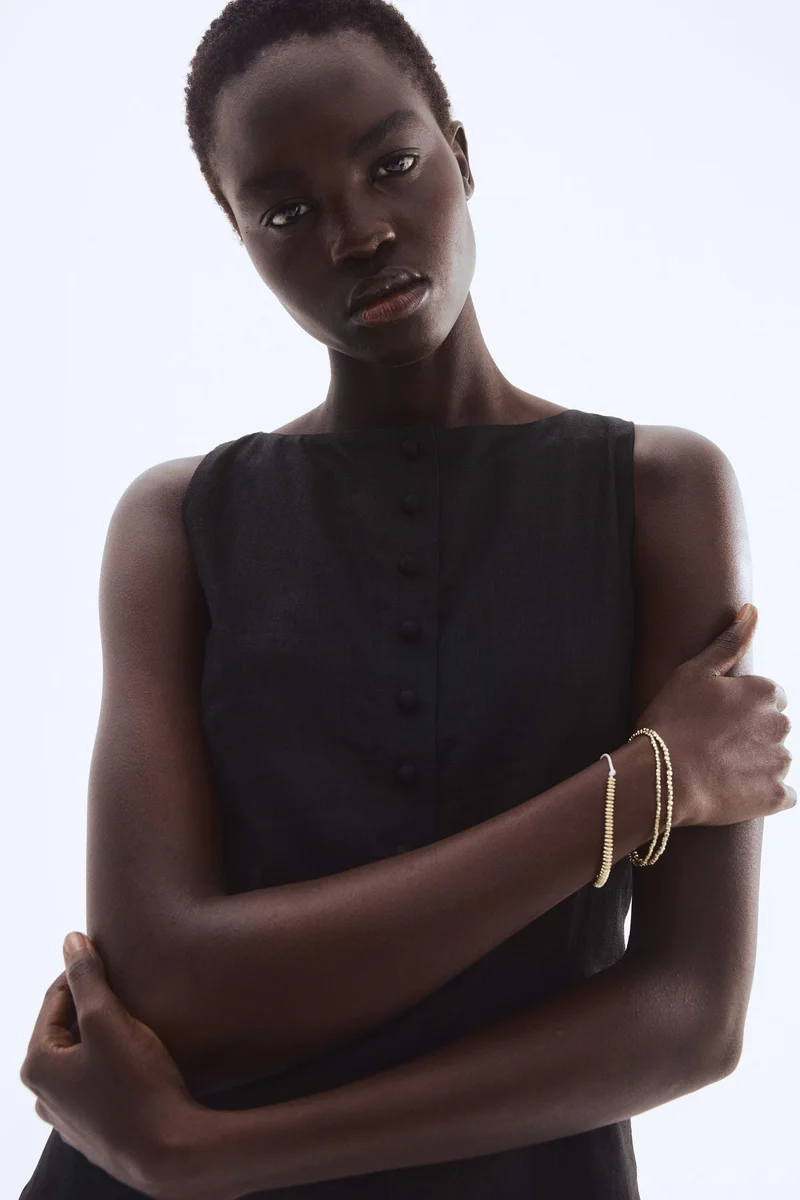 H&M Linen-blend dress