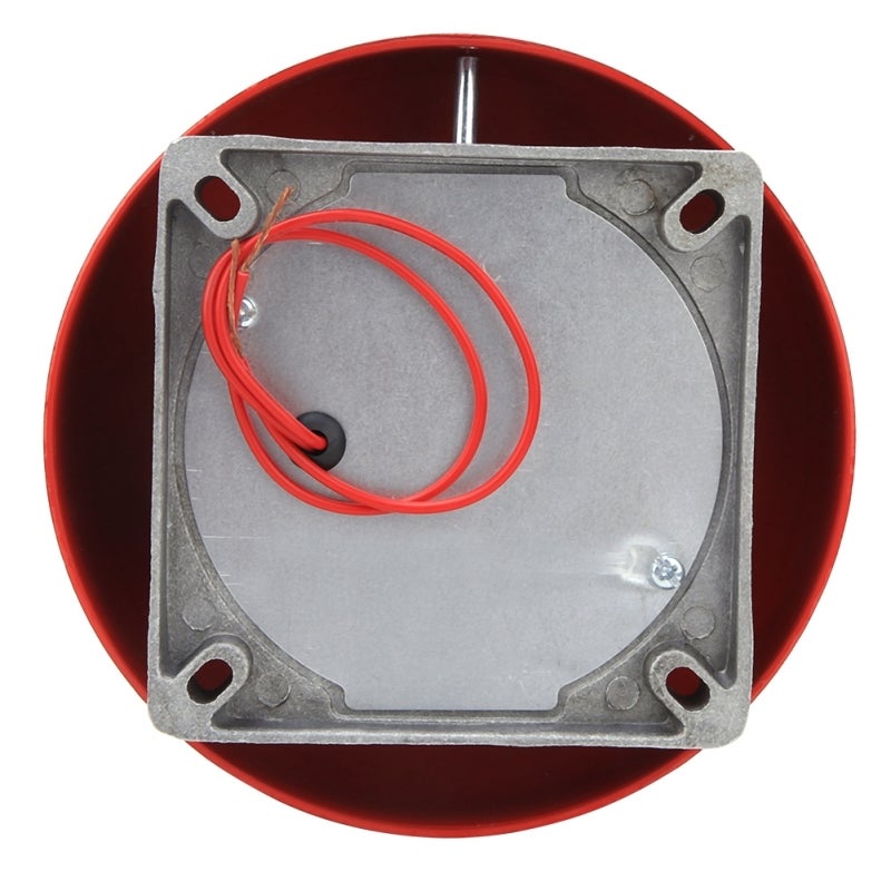 Fire Alarm Bell: 95+ dB Red Premium Metal - Electromagnetic Interference Free Long Lifespan Fire Alarm for Industrial Architectural Applications - Image 4