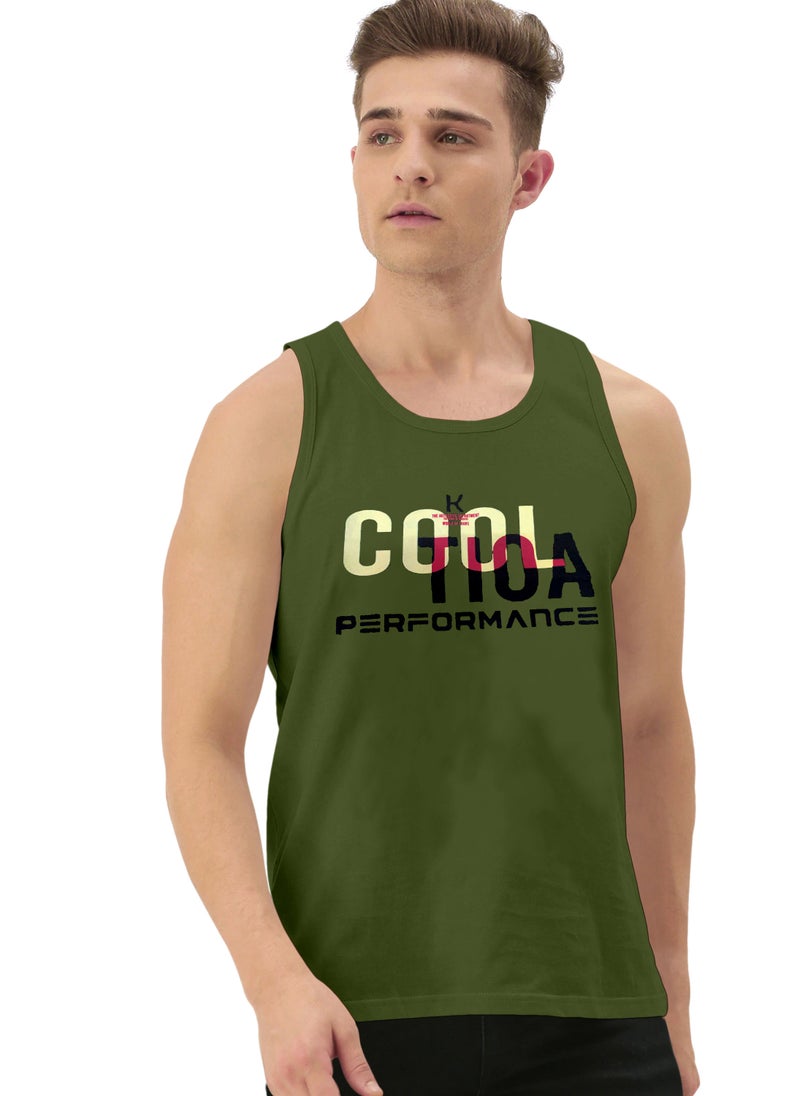 LAUREN Smith Men’s Sports Sleeveless t-shirt in 100% Cotton - Image 1