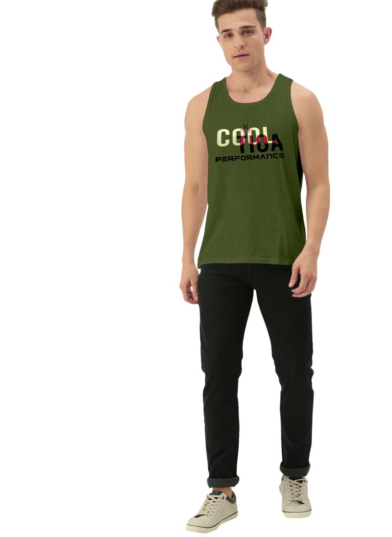 LAUREN Smith Men’s Sports Sleeveless t-shirt in 100% Cotton - Image 3