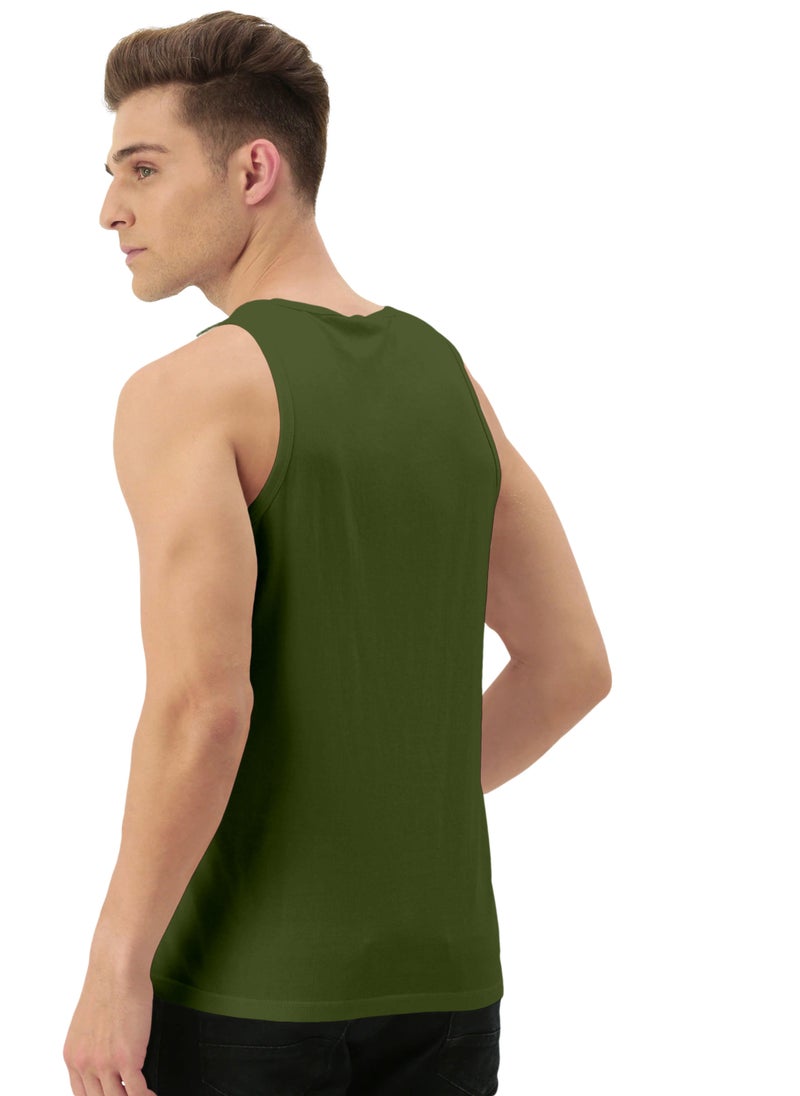 LAUREN Smith Men’s Sports Sleeveless t-shirt in 100% Cotton - Image 4