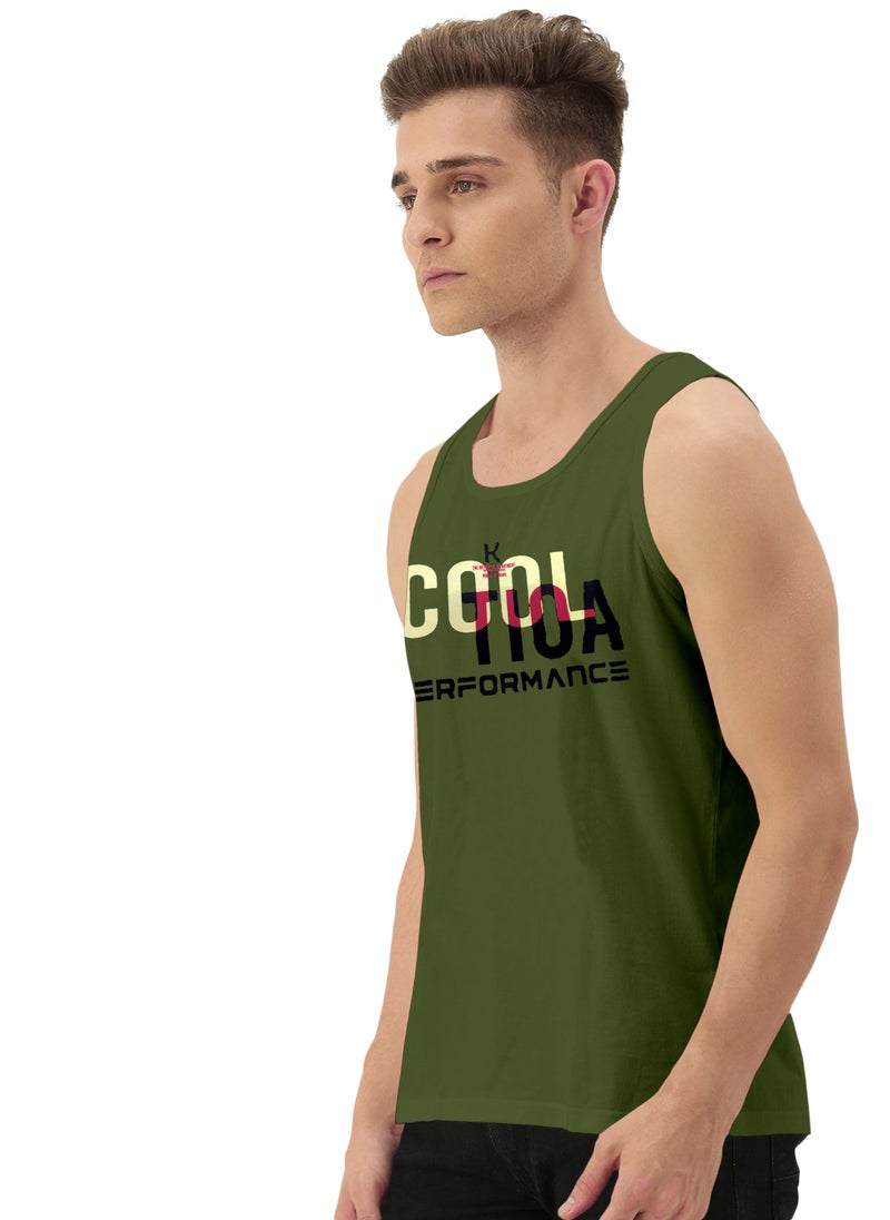 LAUREN Smith Men’s Sports Sleeveless t-shirt in 100% Cotton - Image 2