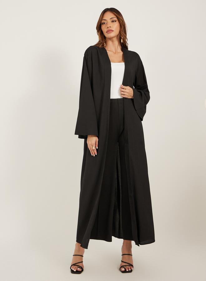 Styli Regular Fit Maxi Kimono with Side Slit Detail  - Image 2