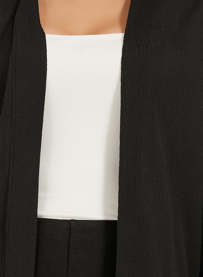 Styli Regular Fit Maxi Kimono with Side Slit Detail  - Image 4