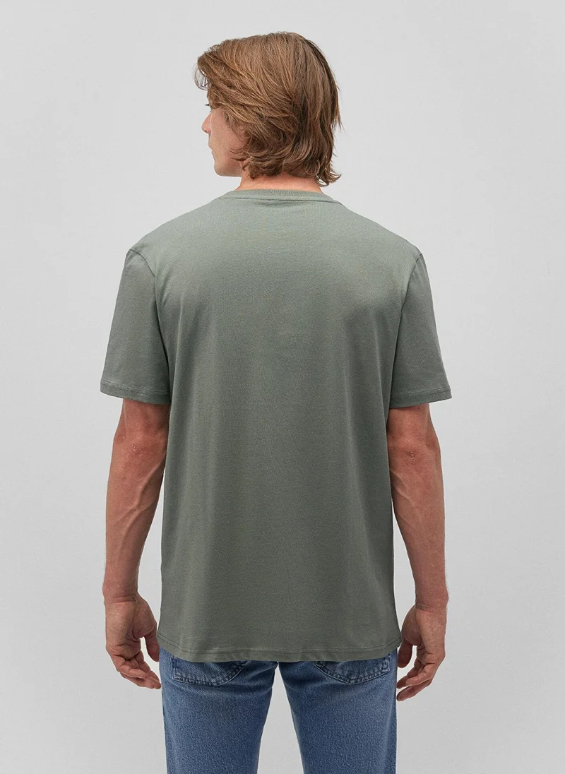 MAVI Mavi Logo Printed Khaki T-Shirt