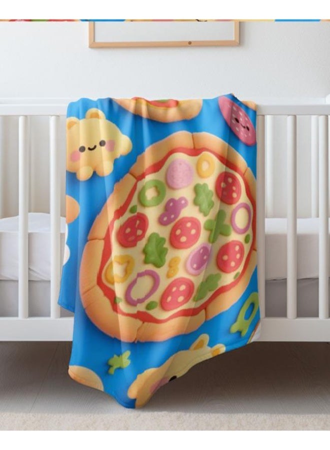 عام بطانية رقيقة من الفانيلا الكرتونية للأطفال والرضع (دافئة ومريحة، ومناسبة للنوم والألعاب) 70 سم * 100 سم - Image 3