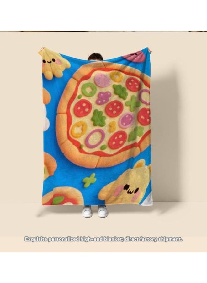 عام بطانية رقيقة من الفانيلا الكرتونية للأطفال والرضع (دافئة ومريحة، ومناسبة للنوم والألعاب) 70 سم * 100 سم - Image 2