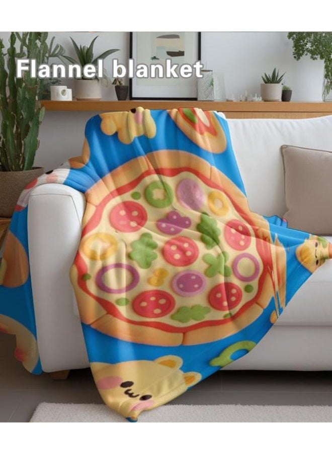 عام بطانية رقيقة من الفانيلا الكرتونية للأطفال والرضع (دافئة ومريحة، ومناسبة للنوم والألعاب) 70 سم * 100 سم - Image 5