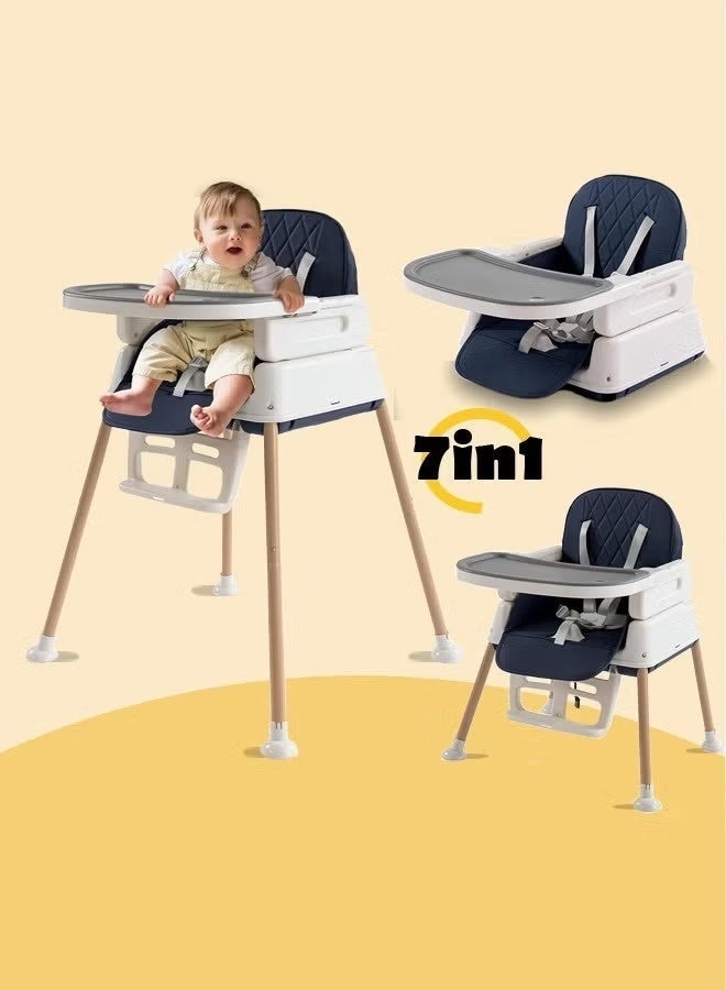 PRIMO PLUS Adjustable 7-in-1 high chair for babies and toddlers with a detachable tray. - Image 3