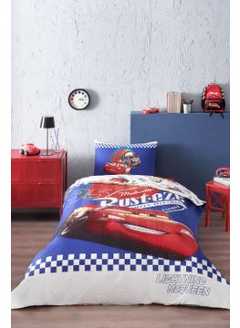 özdilek Cars Cyber ​​Single Disney Licensed Elastic Fitted Bed Sheets Quilted Children's Duvet Cover Set  - Image 2