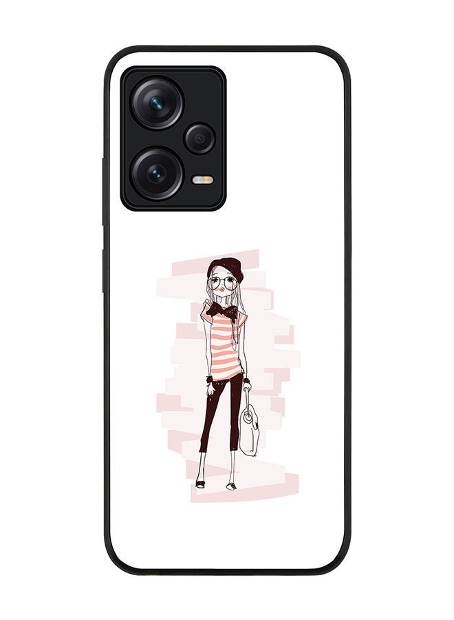 Stylizedd Rugged Black edge case for Redmi Note 12 Pro 5G Slim fit Soft Case Flexible Rubber Edges Anti Drop TPU Gel Thin Cover - Style Queen - Image 1