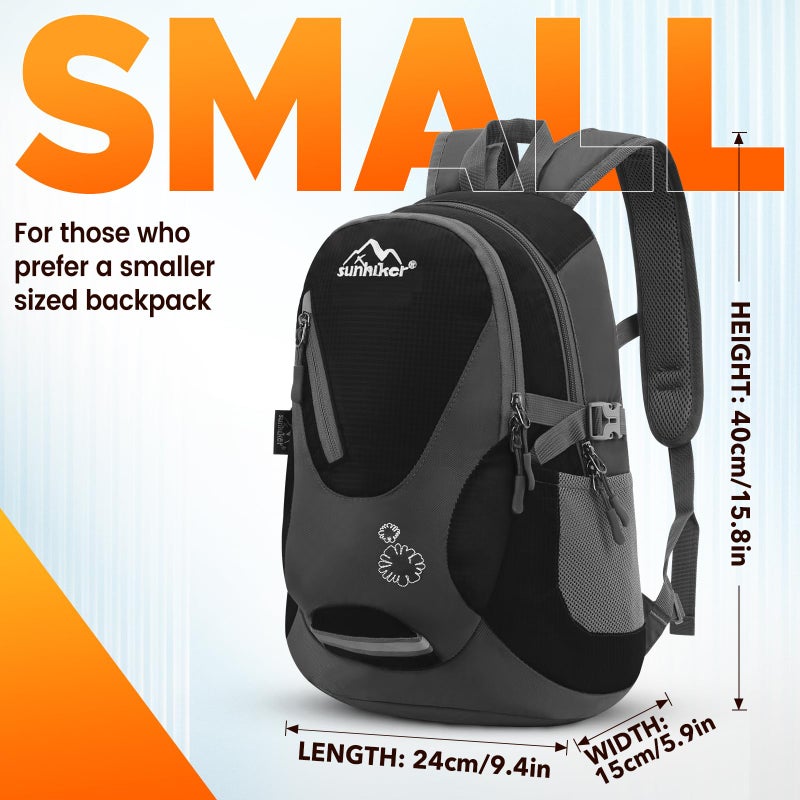 Sunhiker حقيبة ظهر صغيرة مقاومة للماء من صن هايكير للتنزه وركوب الدراجات خفيفة الوزن M0714 - Image 2