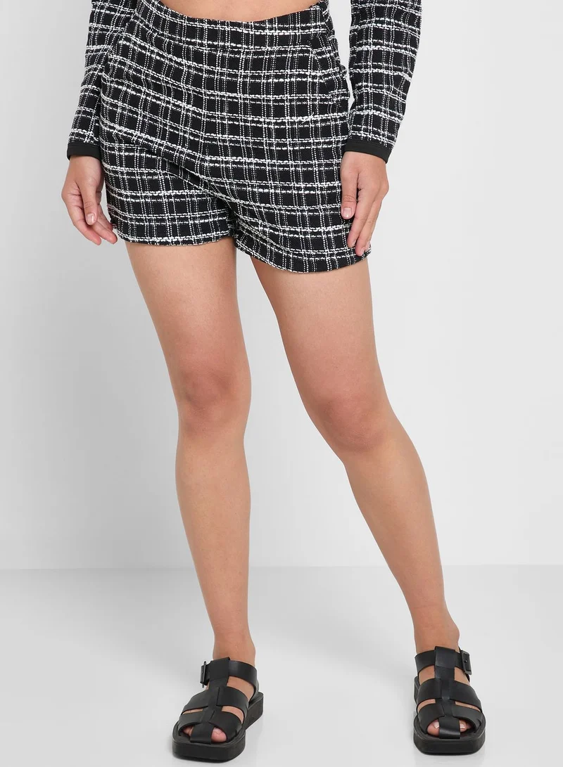 Ginger Tweed Jacket And Short Set