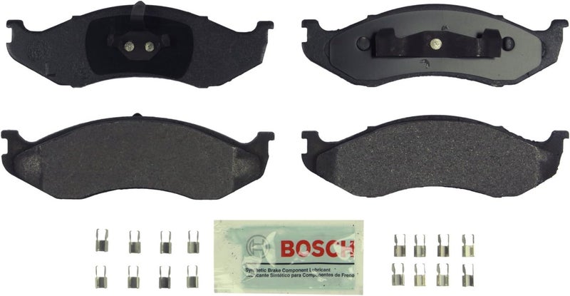 BOSCH BE477H Blue Semi-Metallic Disc Brake Pad Set With Hardware - Compatible With Select Jeep Models - Image 1
