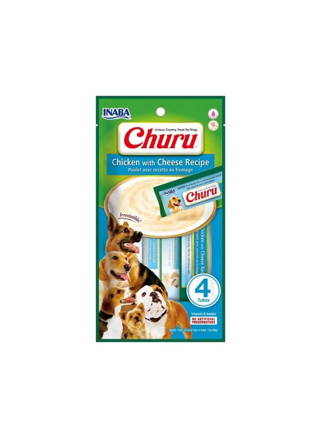 Inaba Churu Chicken with Cheese Recipe Dog Treats - 56 g