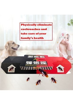 MAKINGTEC Cockroach Traps, Roach Traps for Home Pest Control Kill Roaches with Bait Included with Non-Toxic Bait Premium Spiders Ants Cockroach Killer (10 Pack)