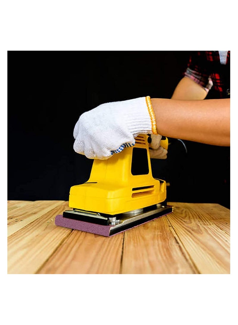 Sandpaper 80 Grit, Wet Dry Sanding Sheets, High Performance White Fused Alumina Abrasive Sandpaper for Wood Furniture Finishing, Automotive Polishing, 9 x 11 Inch, Purple, 10-Pack - Image 5