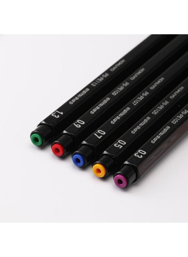Kokuyo Imported Student Exam Mechanical Pencil, 0.5mm, Drawing And Sketching Pencil, Anti-break Lead, Writing Pencil, White, 1 Piece, Ps-pe105w - Image 4