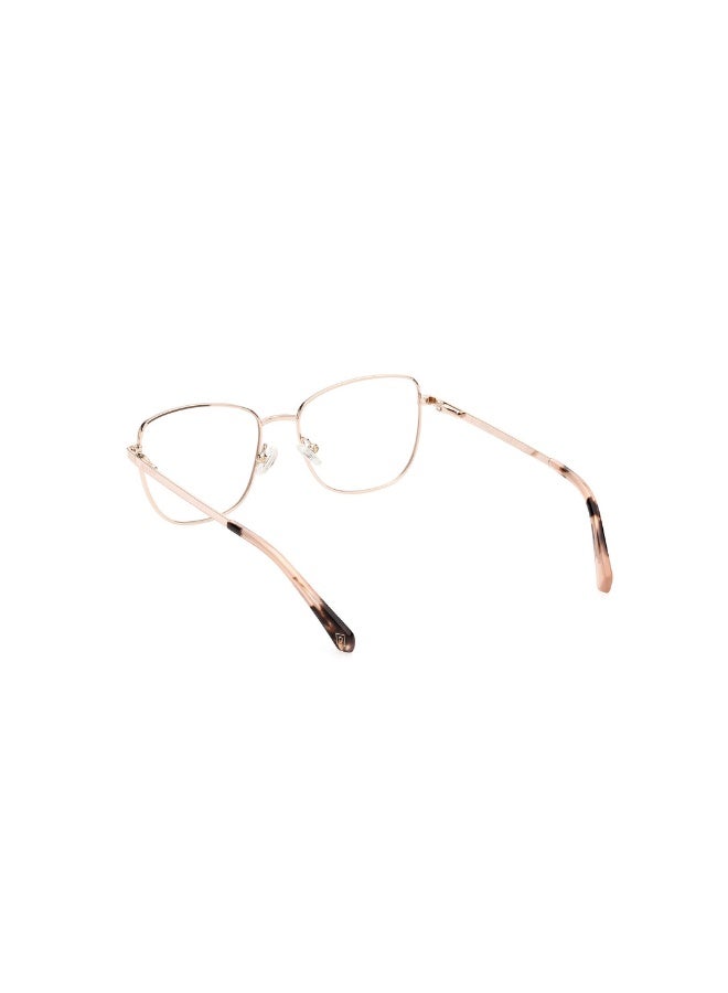 GANT Ga4129 Square Metal Frames For Women Size 51, Shiny Pale Gold - Image 3